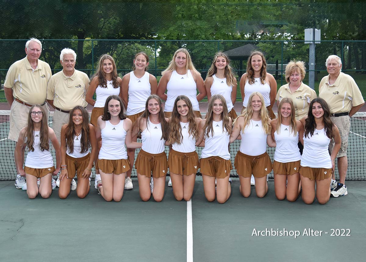 Archbishop Alter Tennis Team